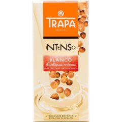 Trapa Intenso Mogyorós Fehér csokoládé tábla 175g