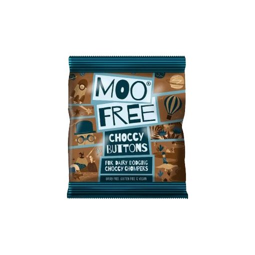 Moo Free Tejmentes csokoládé cseppek 25g
