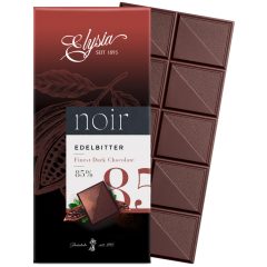 Elysia Noir 85% Étcsokoládé tábla 100g