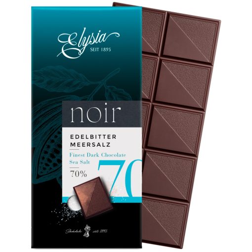 Elysia Noir 70% Tengeri sós Étcsokoládé tábla 100g