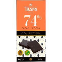 Trapa Collection 74% Étcsokoládé tábla 90g Trapa Collection 74% Étcsokoládé tábla 90g