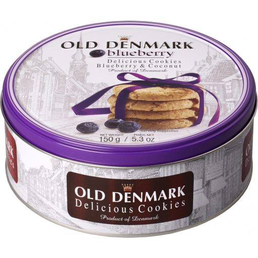 Jacobsens 'Old Denmark' Áfonyás Kókuszos keksz FD 150g
