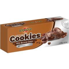   Quickbury NSA Étcsokládéval borított Brownie krémes keksz 128g