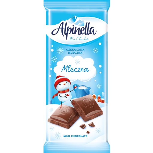 Alpinella Jegesmaci - Tejcsokoládé tábla 90g