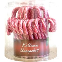 TLM - Sétapálca nyalóka Piros-Fehér 20g