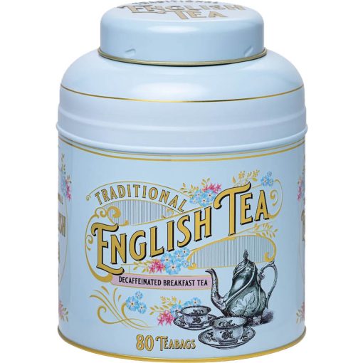 NET 'Cylinder Kék' Koffeinmentes English Breakfast tea FD (80 filter) 160g