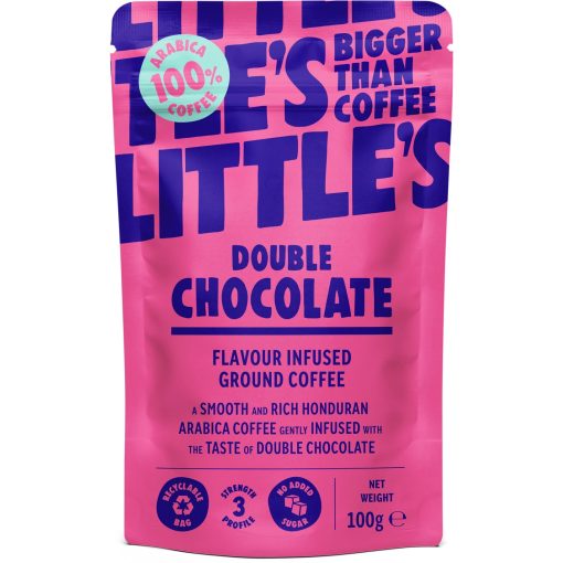 Little's Dupla Csokoládé ízesítésű Őrölt Kávé 100g