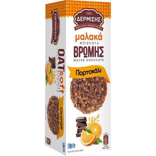 Dermisis Oat Soft - Puha Zabkeksz Naranccsal és Csokoládé darabokkal 150g