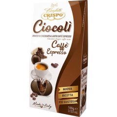   Crispo Ciocoli - Caffé Espresso Étcsokoládé Praliné 100g