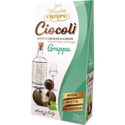 Crispo Ciocoli - Grappa Étcsokoládé Praliné 100g