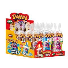 Pappi - Bunny Pop (3 féle: Eper, Málna, Cola) 24g