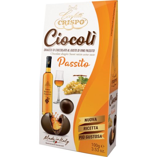 Crispo Ciocoli - Passito Étcsokoládé Praliné 100g