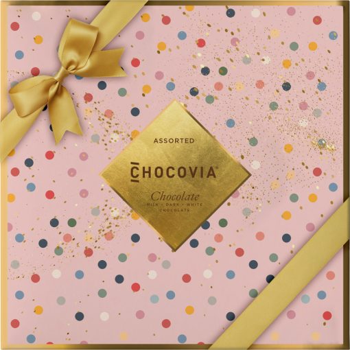 Chocovia - Art Pink Dot - Praliné Válogatás 175g