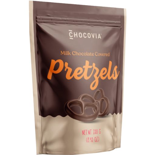Chocovia - Pretzels - Tejcsokoládéba mártott Perec 250g