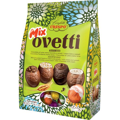 Crispo Húsvéti Csokoládé tojás Válogatás 400g