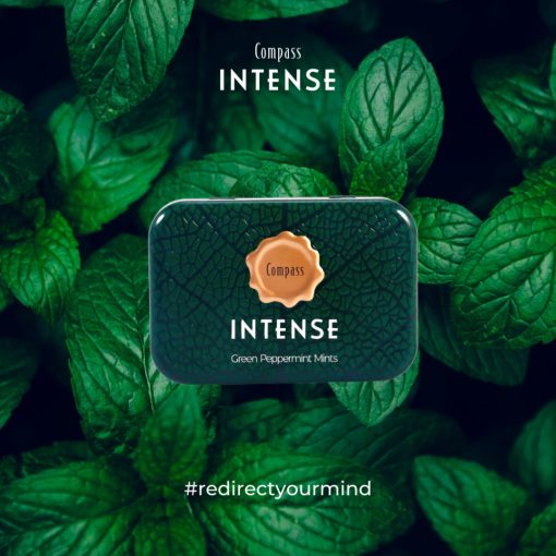 Compass Intense - Borsmenta ízű Cukorka FD 20g