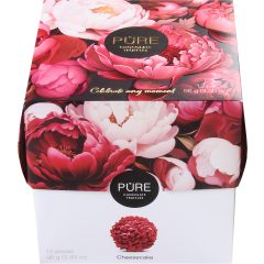 Pure - Rózsás - Trüffelkrémes Csokoládé Válogatás Kocka (12db) 96g   Pure - Rózsás - Trüffelkrémes Csokoládé Válogatás Kocka (12db) 96g