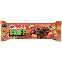 Mr. Bite - Cliff - Csokoládéval bevont Ropogós Karamellás-Mogyorós szelet 35g   Mr. Bite - Cliff - Csokoládéval bevont Ropogós Karamellás-Mogyorós szelet 35g