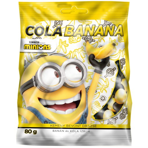 Minions - Gyümölcsízű drazsécukorka (Cola-Banán) 80g