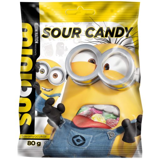 Minions - Töltetlen Savanyú cukorka 80g