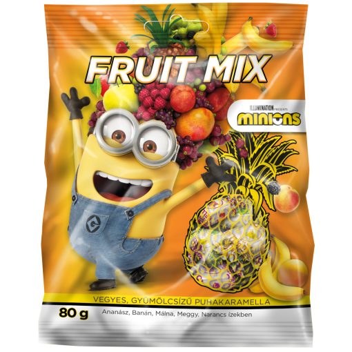 Minions - Gyümölcs ízű puhakaramella 80g
