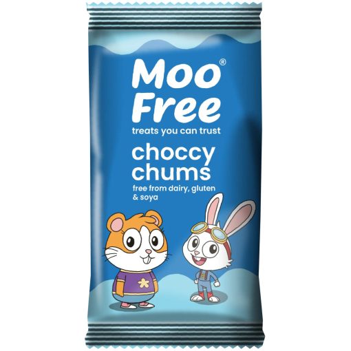 Moo Free Choccy Chums - Tejmentes Csokoládé szelet LF, GF, Vegan 20g
