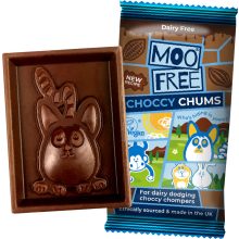 Moo Free Choccy Chums - Tejmentes Csokoládé szelet LF, GF, Vegan 20g