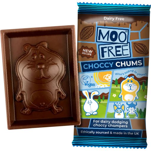 Moo Free Choccy Chums - Tejmentes Csokoládé szelet LF, GF, Vegan 20g