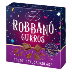 Chocofive - Robbanócukros Tejcsokoládé tábla 100g