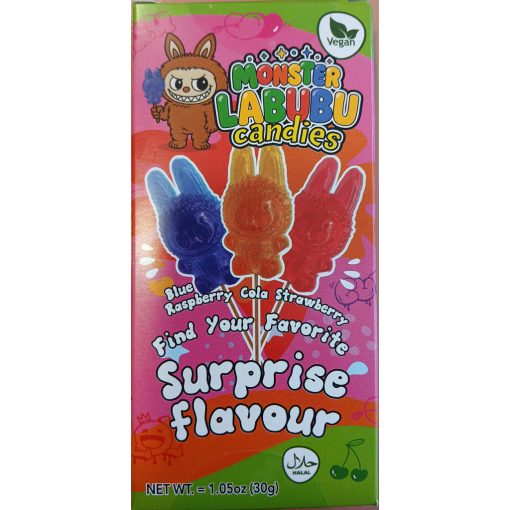 Monster Labubu Keménycukor nyalóka 30g