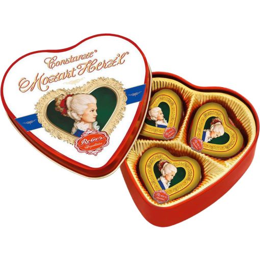 REBER Constanze Szív, Szív alakú fémdobozban 60g