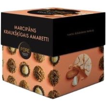 Pure - Cube - Marcipános Étcsokoládé Trüffel Amaretti keksz darabokkal 96g