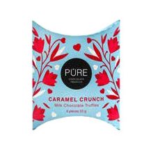 Pure Tejcsokoládé Trüffel Ropogós Karamellkrémmel töltve 53g