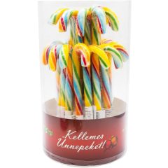   TLM Karácsonyi Színes sétapálca nyalóka gyümölcsös 50g