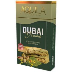   Aquila Dubai álom - Matcha-s Fehér Csokoládé Pisztáciás Kadayif töltelékkel 70g