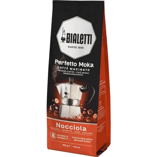 Bialetti - Perfetto Moka Mogyoró ízű Őrölt kávé 250g