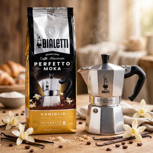 Bialetti - Perfetto Moka Vanília ízű Őrölt kávé 250g