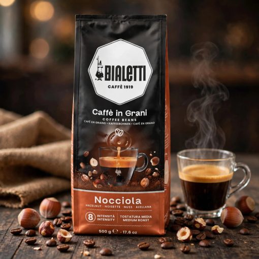 Bialetti - Mogyoró ízű Szemes kávé 500g