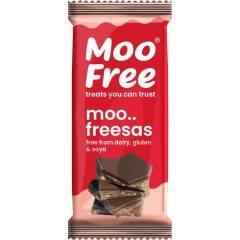   Moo Free Moofreesas Tejmentes Csokoládé tábla Rizses-keksz darabokkal 80g