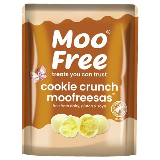 Moo Free - Choccy Rocks - Cookie Crunch Rizs golyók 65g