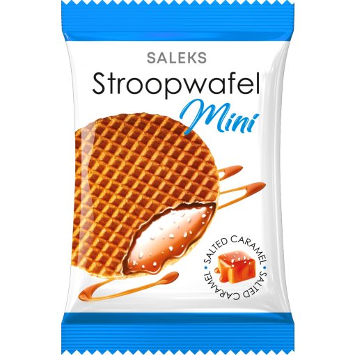 Saleks Mini Holland szirupos ostya Sós-karamellás LÉDIG 900g