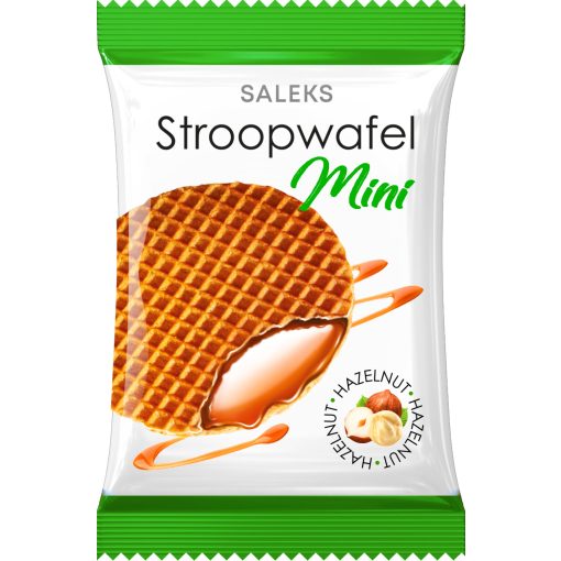Saleks Mini Holland szirupos ostya Mogyorós LÉDIG 900g