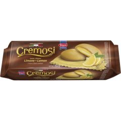 Monviso Cremosi - Citrom ízű krémmel töltött keksz 150g