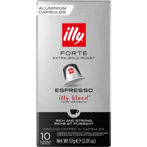 Illy Nespresso kompatibilis kapszula - Forte 57g