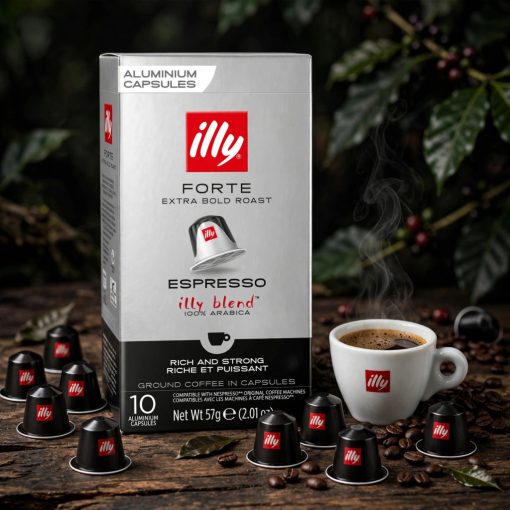 Illy Nespresso kompatibilis kapszula - Forte 57g