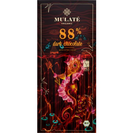 Mulate Organic - 88% Étcsokoládé 80g