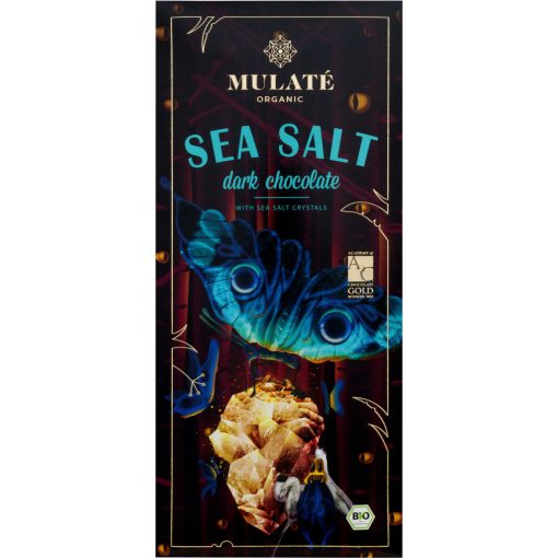 Mulate Organic - Étcsokoládé tengeri sóval 80g