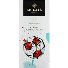   Mulate Premium - Kóla ízű Robbanócukros Tejcsokoládé 90g