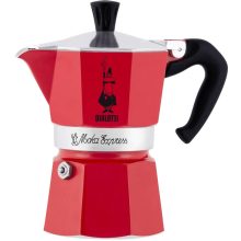 Bialetti - Moka Express Red kotyogós kávéfőző - 3 adagos
