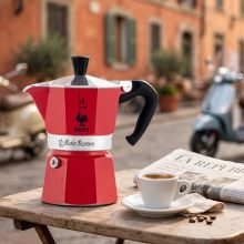Bialetti - Moka Express Red kotyogós kávéfőző - 3 adagos